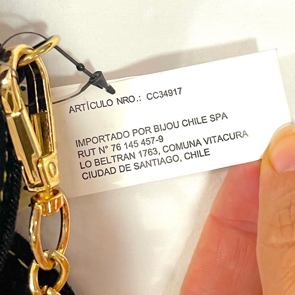 New TodoModa Black Velvet Cat Purse with Removable Chain - Picture 12 of 16